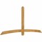 Ekena Millwork Bellingham Rough Sawn Timber Gable Bracket, Western Red Cedar, 96"W x 44"H x 2"D x 4"F, 11/12 Pitch GBW096X44X0204BEL00RWR - alternate 3